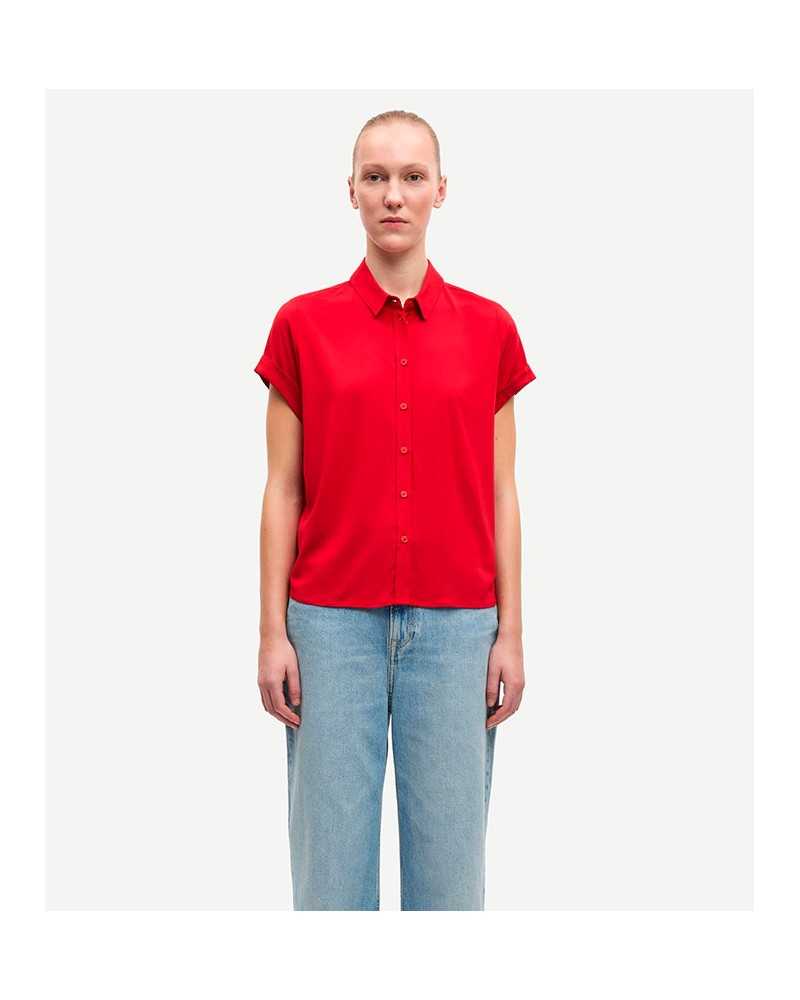 Samsoe Samsoe Majan Shirt Red