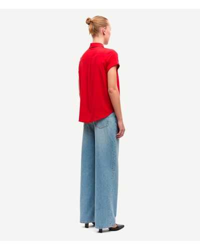 Samsoe Samsoe Majan Shirt Red
