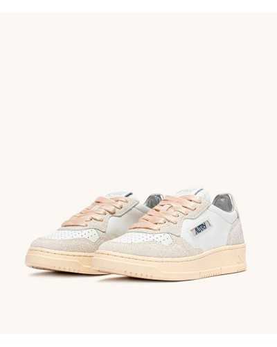 Autry Medalist Woman White Glitter | AUTRY