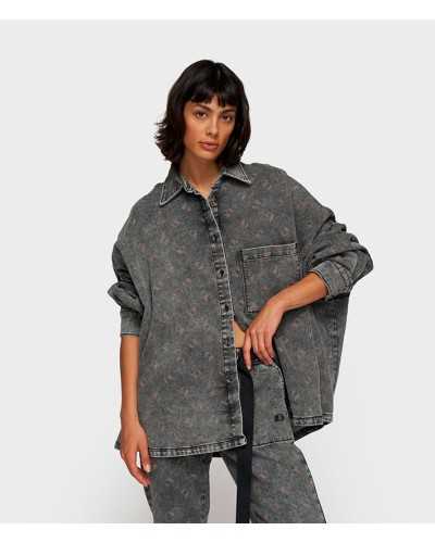 10 Days Denim Shirt Black