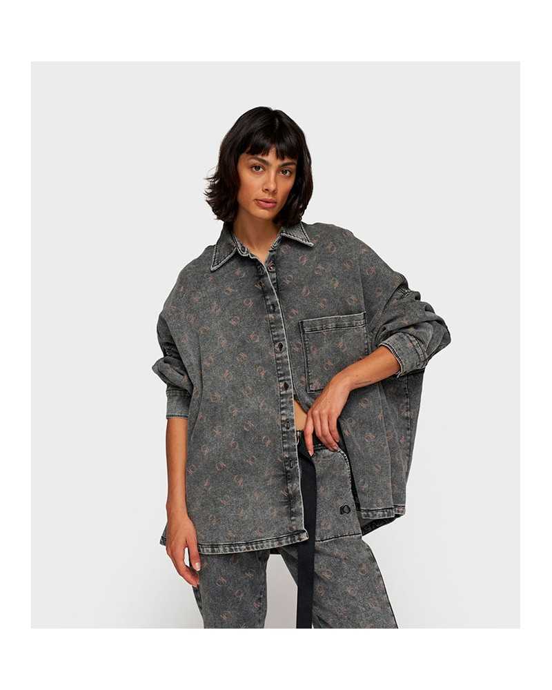10 Days Denim Shirt Black