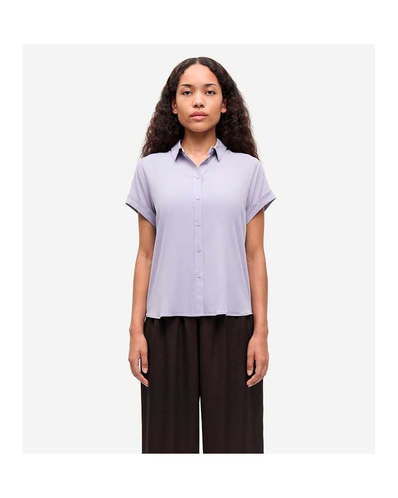 Samsoe Samsoe Majan Shirt Lilac Samsoe Samsoe Majan Shirt Lilac