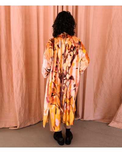 Maitane Bilbao Peach Kimono Print Maitane Bilbao Peach Kimono Print