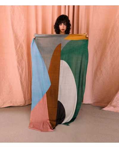 Maitane Bilbao Shashi Scarf Moss