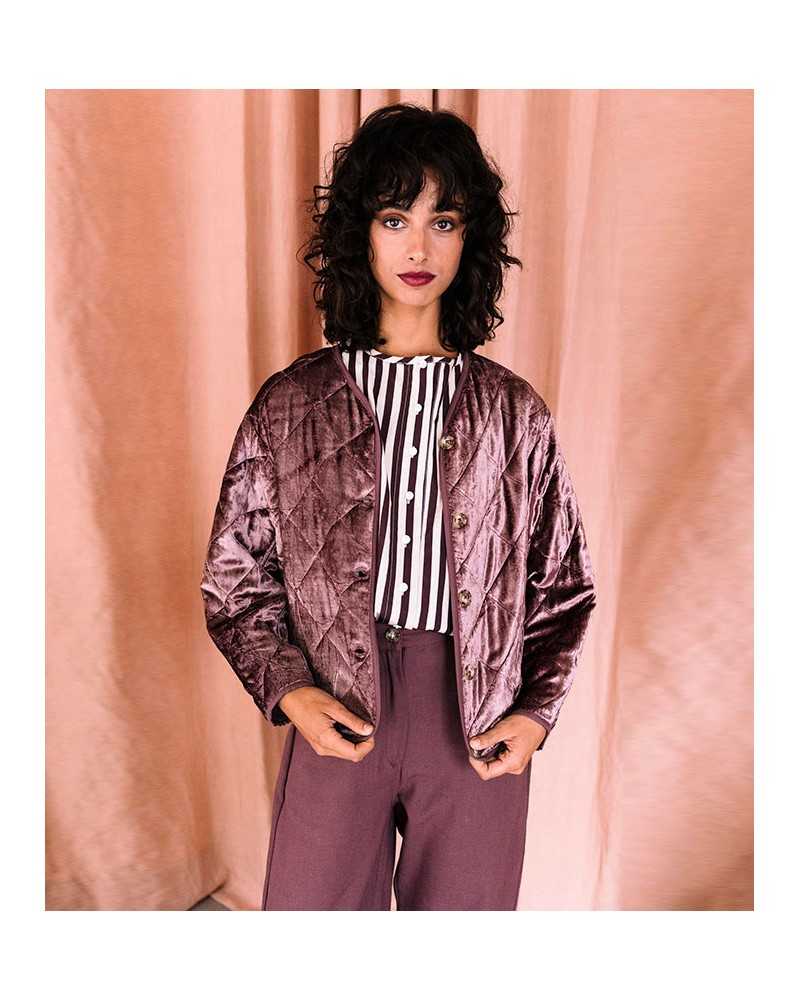Maitane Bilbao Bomb Jacket Mauve