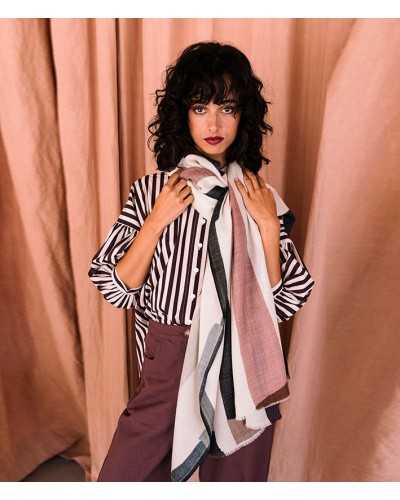 Maitane Bilbao Bascket Scarf Creme