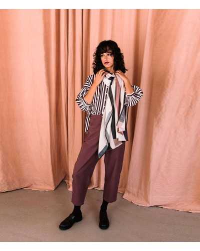 Maitane Bilbao Bascket Scarf Creme