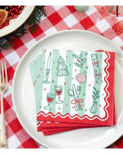 Talking Tables Bon Napkin Noel