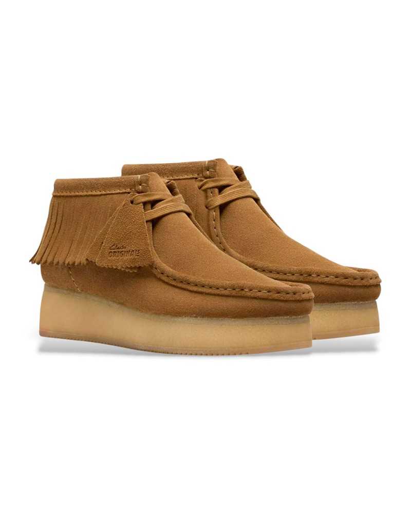 Clarks Wbwedge Fringe Suede