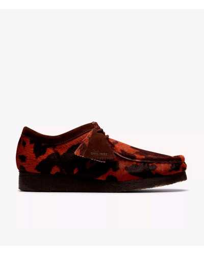 Clarks Wallabee Cow Print