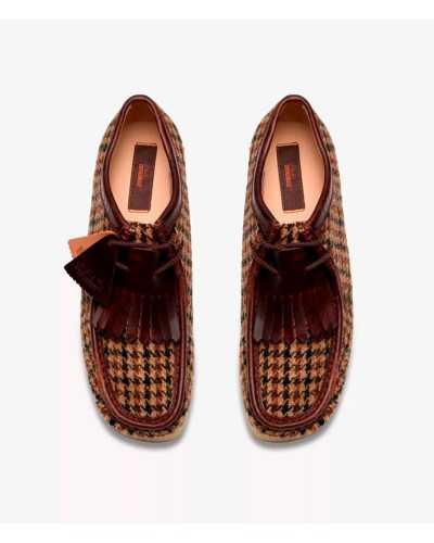 Clarks Wallabee Tweed Brown
