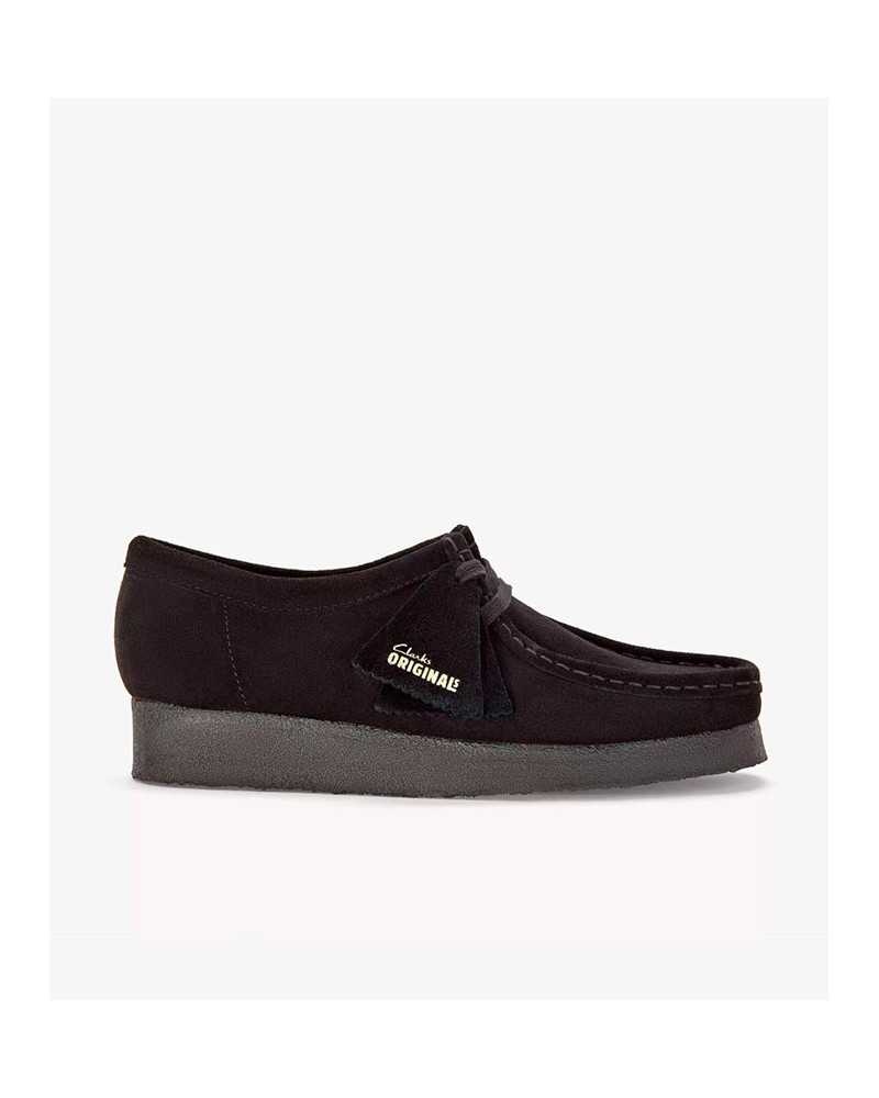 Clarks Wallabee Black Suede