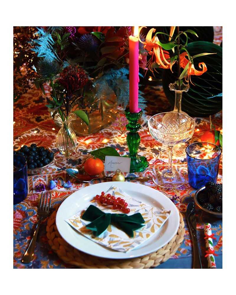 Talking Tables Candle Holder Green