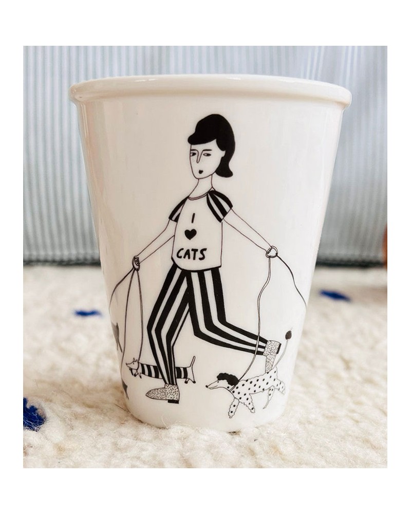 Helen B Cup I Love cats
