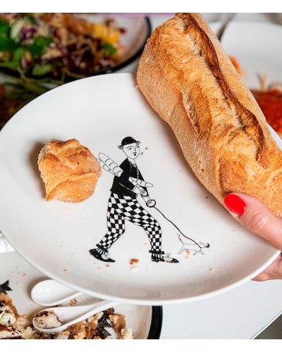 Helen B Plate Sunday in Paris