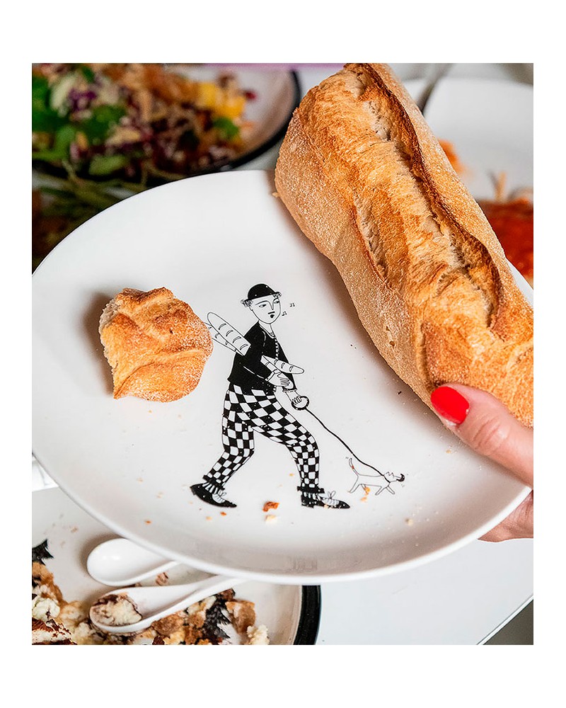 Helen B Plate Sunday in Paris