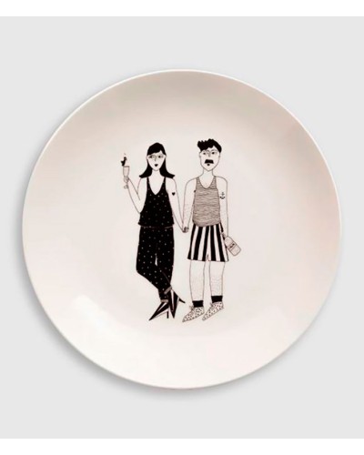 Helen B Plate Apero couple