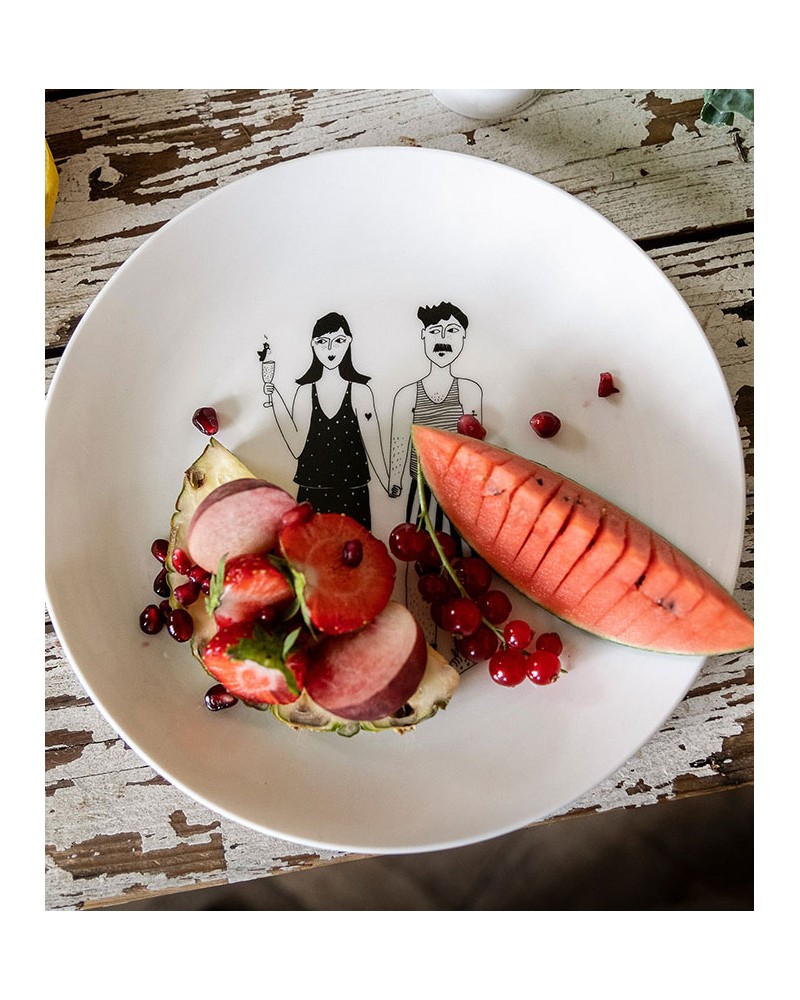 Helen B Plate Apero couple