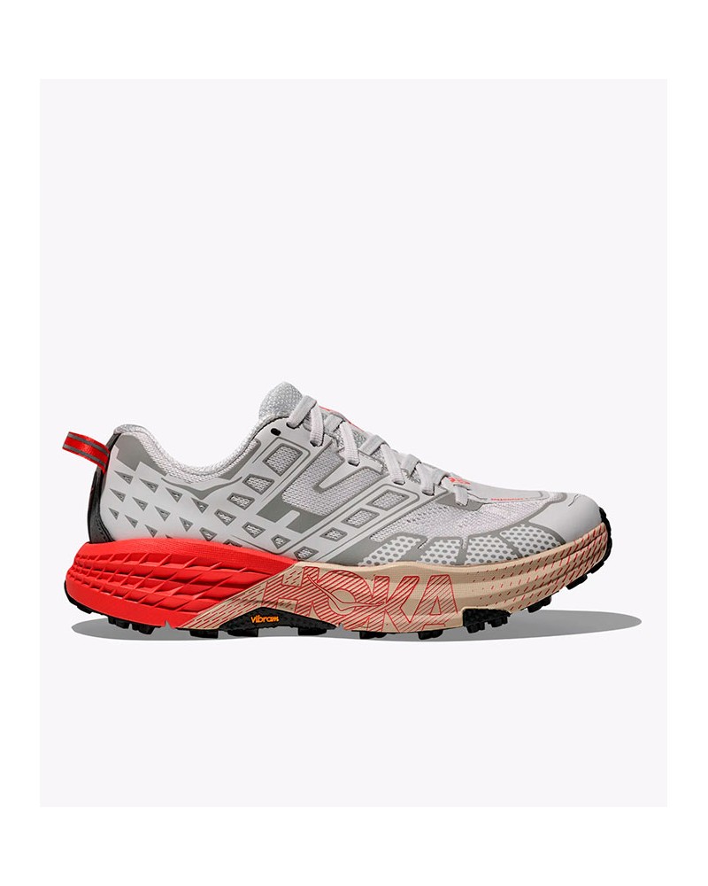 Hoka Speedgoat 2 White Tomato