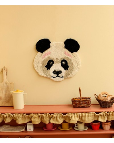 Doing Goods Head Rug Panda