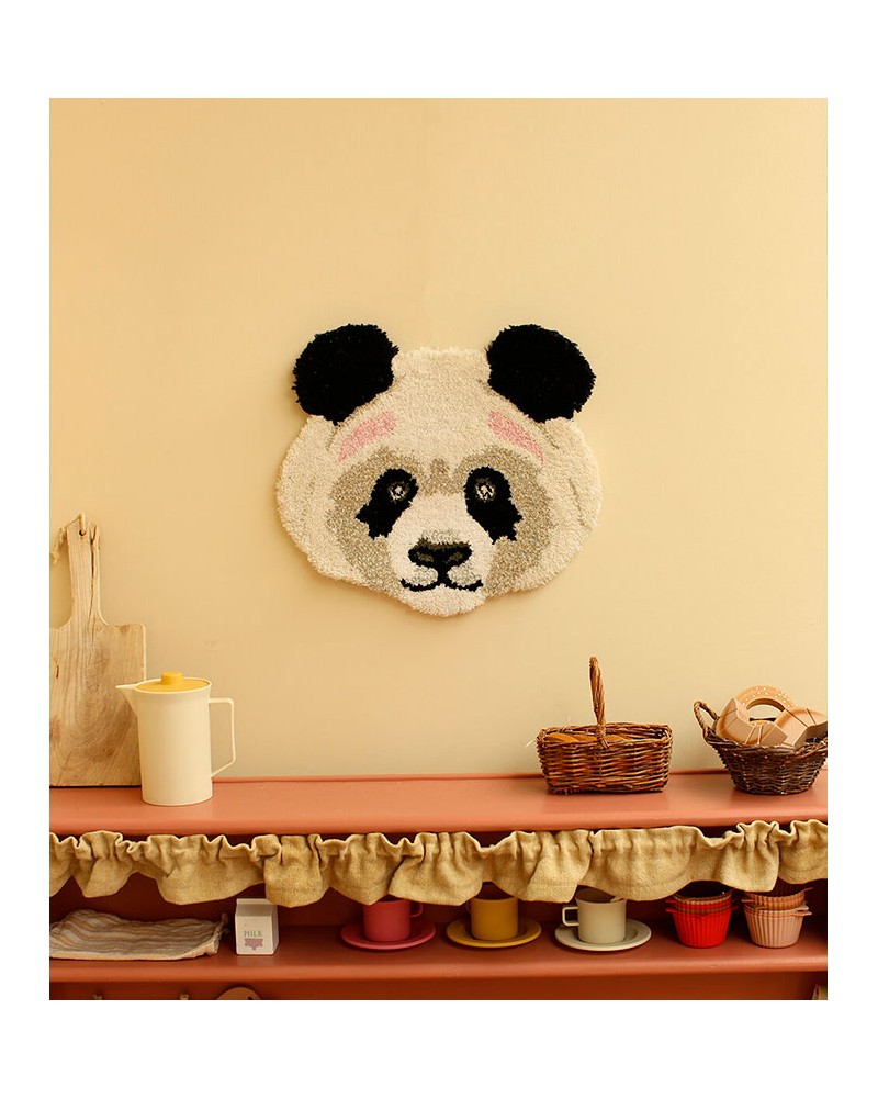 Doing Goods Head Rug Panda