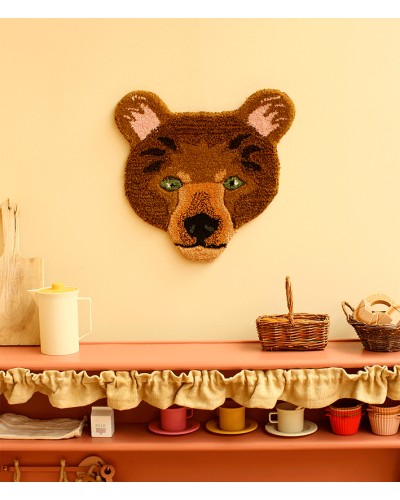 Doing Goods Head Rug Bear