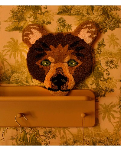 Doing Goods Head Rug Bear