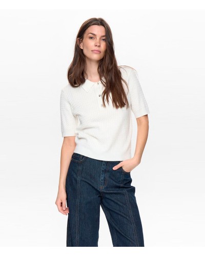 Numph Nualette Polo White