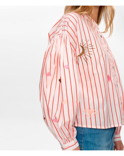 Numph Nusoleima Shirt Red