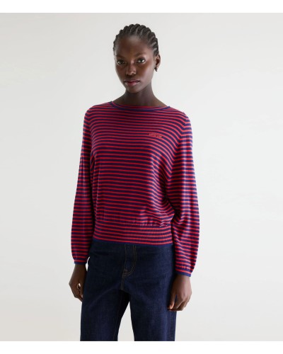 Bellerose Geros Sweater Red Blue