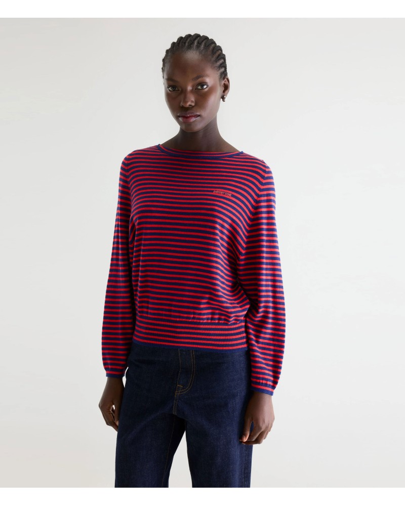 Bellerose Geros Sweater Red Blue