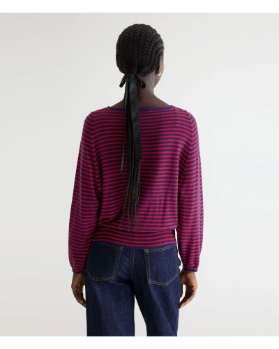 Bellerose Geros Sweater Red Blue