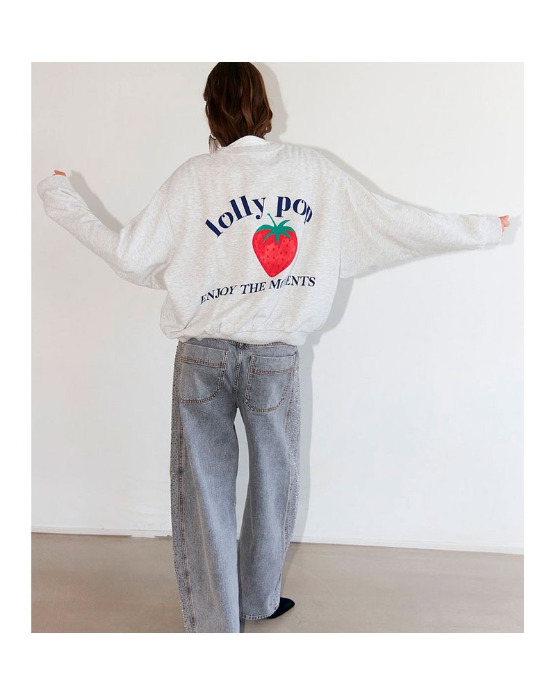 Lollys Laundry Sydneyll Sweatshirt Grey