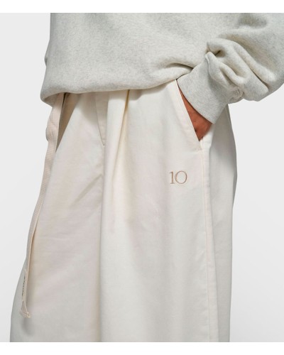 10 Days Wide Pants Twill Pearl