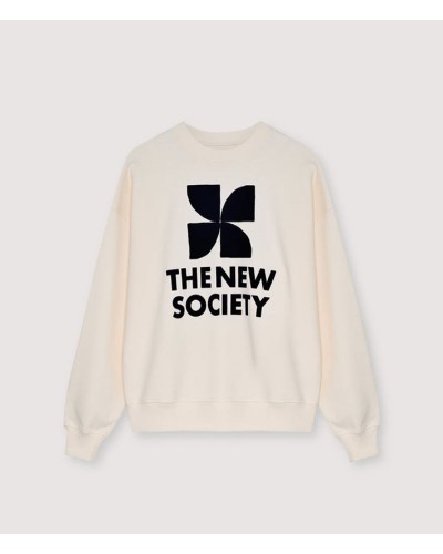 The New Society Sweatshirt White