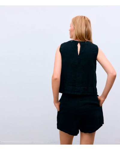 The New Society Melissa Top Black