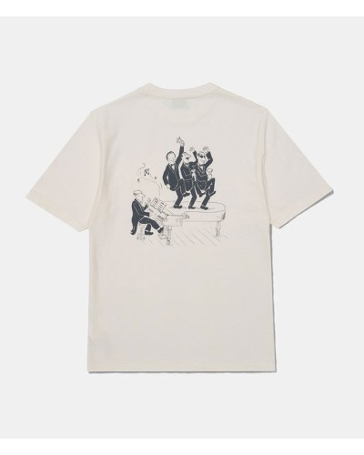 Edmmond Keynotes Tee Ecru