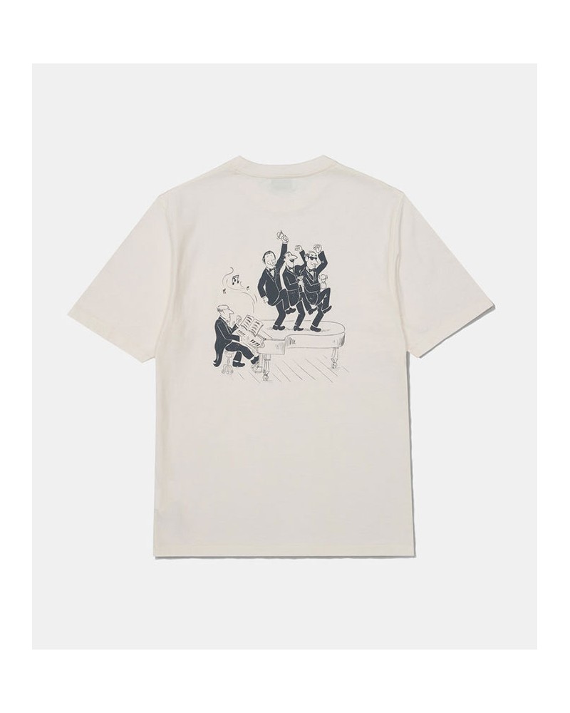 Edmmond Keynotes Tee Ecru