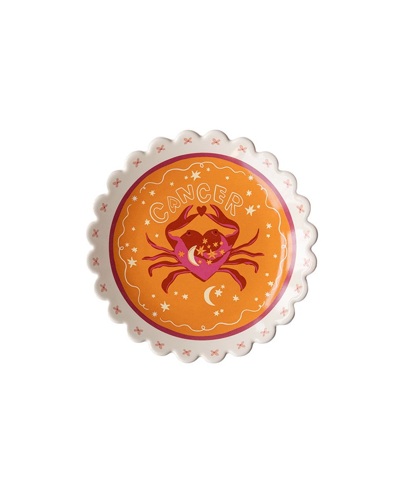 All the Luck Zodiac Dish Cancer