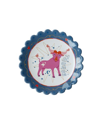 All the Luck Zodiac Dish Taurus