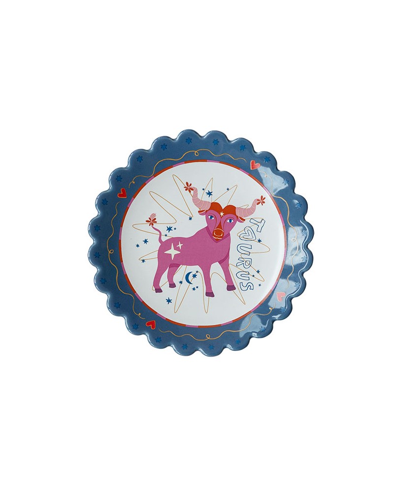 All the Luck Zodiac Dish Taurus