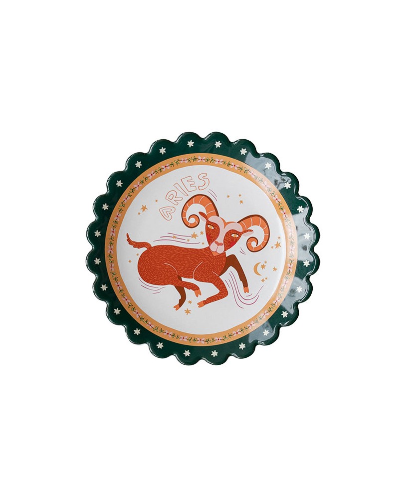 All the Luck Zodiac Dish Aries