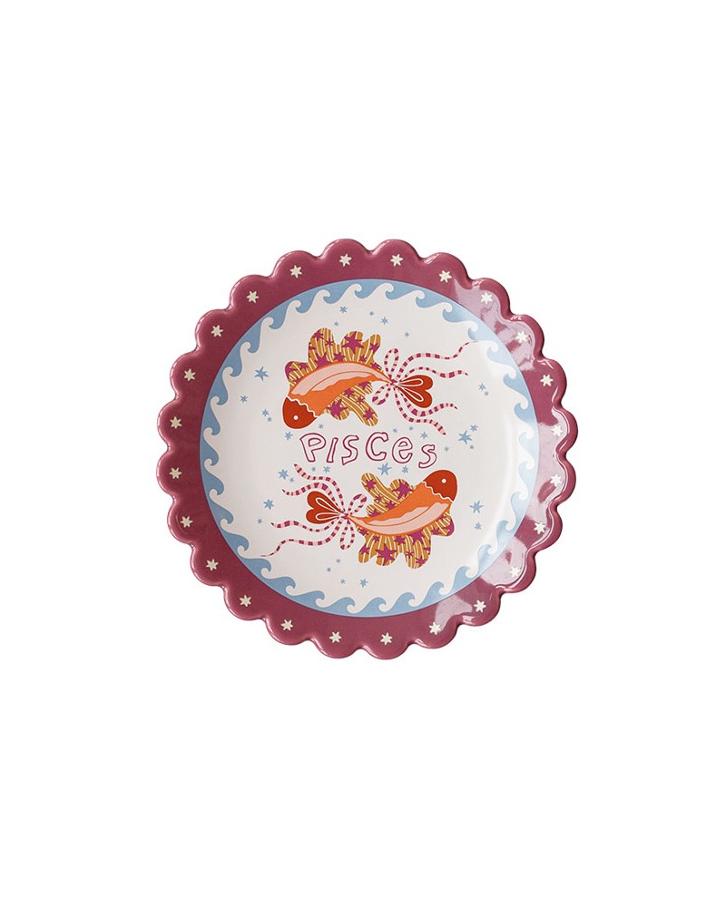 All the Luck Zodiac Dish Pisces