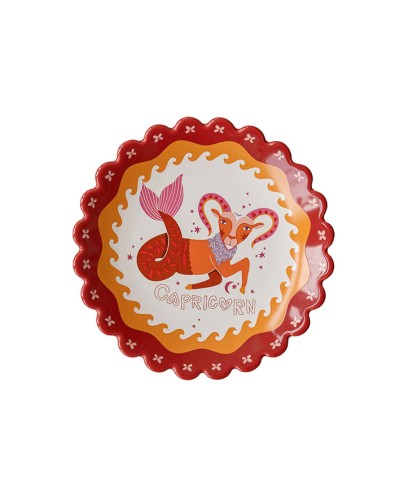 All the Luck Zodiac Dish Capricorn