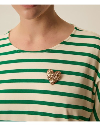 Des Petits Hauts Filly Tshirt Green