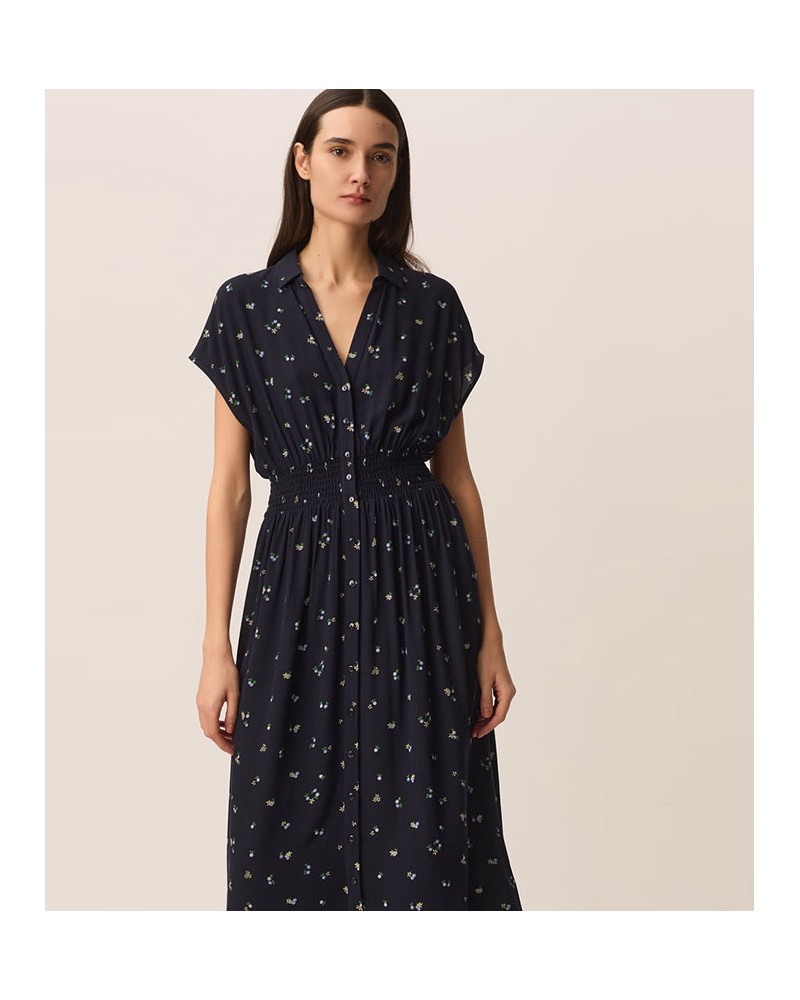 Des Petits Hauts Renaldi Dress Navy