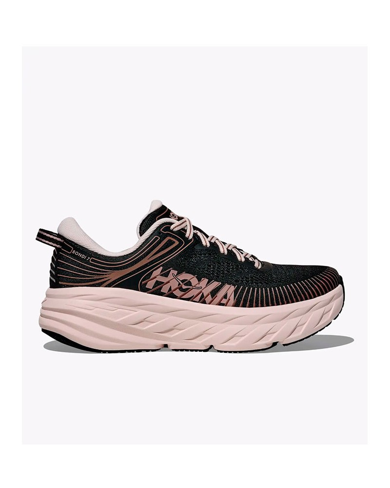 Hoka Bondi 7 Black Nude