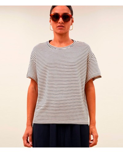 By Bar Mace Top Blue Stripe