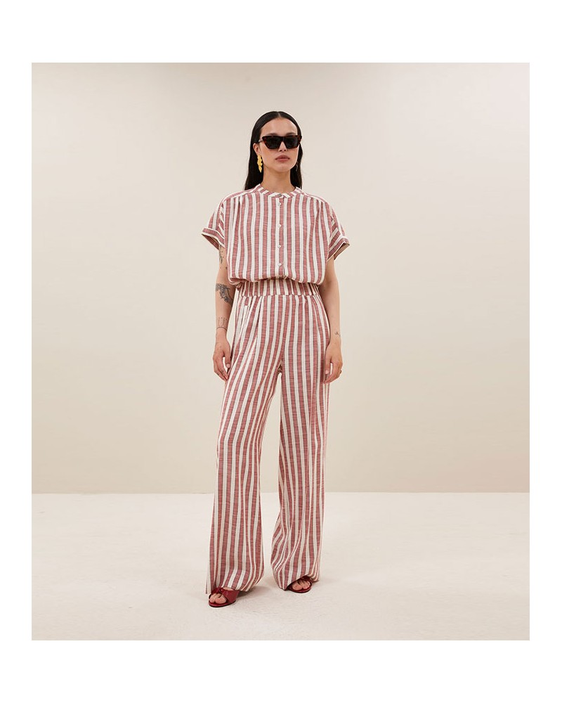 By Bar Benji Pants Red Stripe