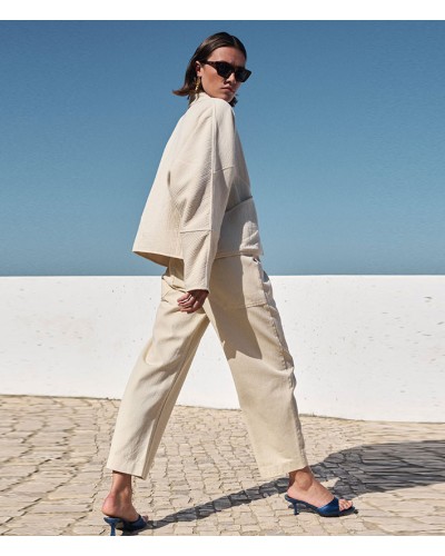 By Bar Flora Jacket Chalk